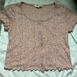 Pink Hippie Rose Top